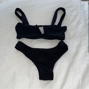 Black lspace bathing suit